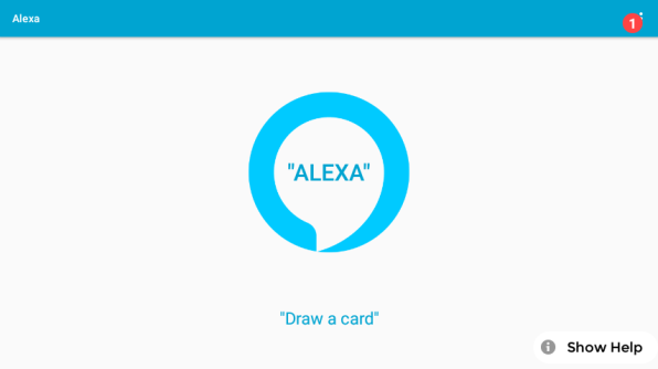 Alexa draw a card