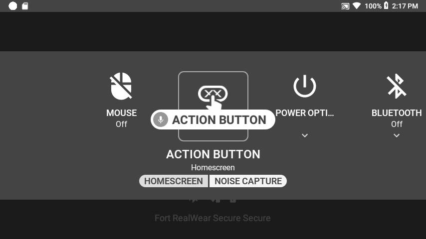 action control button