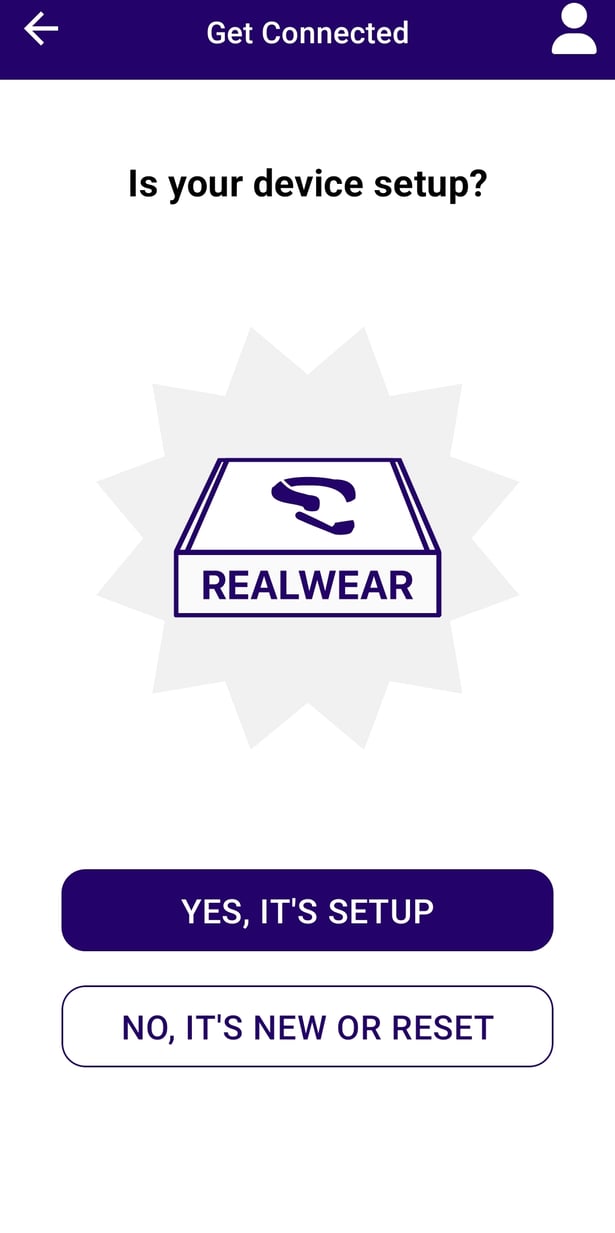 Set Up Your Device with RealWear One