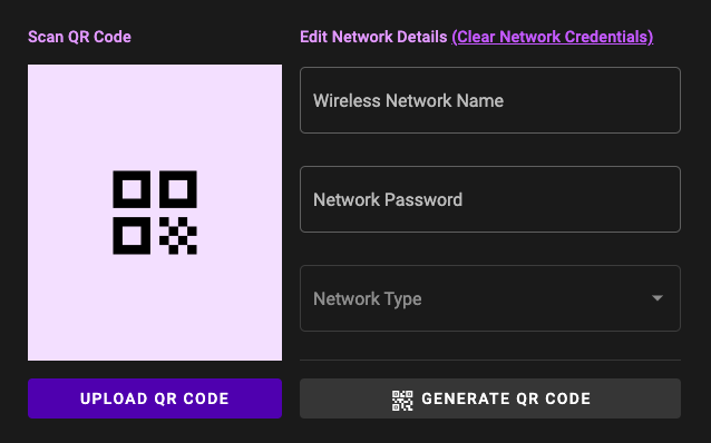 MDM QR Network Editing Tool